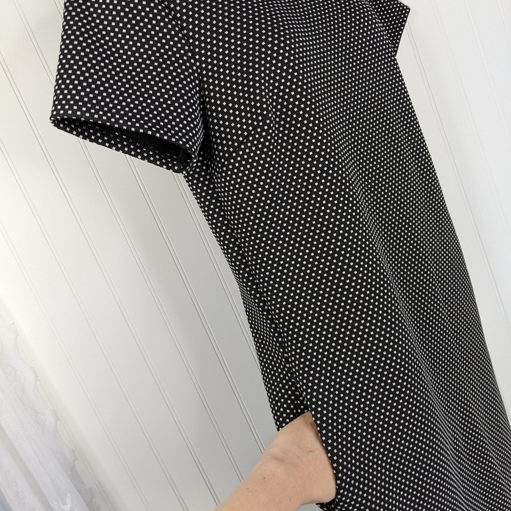 ESHAKTI Mini Polka Dot Shift Dress Sz 6 - Picture 10 of 13
